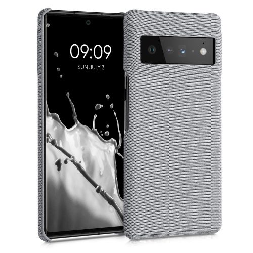 Etui Kwmobile do Google Pixel 6 Pro, tekstylne, szare, 57796.25