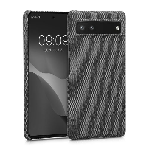 Etui Kwmobile do Google Pixel 6a, tekstylne, szare, 57794.22