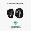 Kabel ładujący USB do zegarka Oppo Watch Free, Kwmobile, czarny, plastikowy, 57784.01