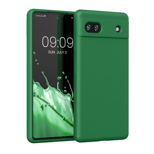 Etui Kwmobile do Google Pixel 6a, silikonowe, zielone, 57815.227