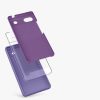 Etui Kwmobile do Google Pixel 6a, krzem, fiolet, 57815.222