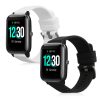 Zestaw 2 pasków do Willful Smartwatch/Fitnesstracker, Kwmobile, czarno-biały, silikon, 57791.01