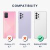 Etui Kwmobile do Samsunga Galaxy A73 5G, Silikon, Zielone, 57834.57