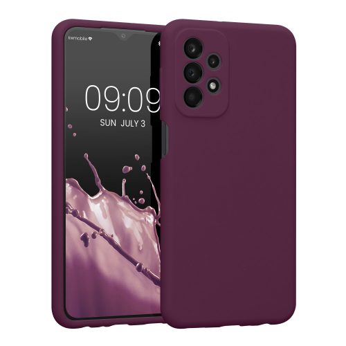 Etui Kwmobile do Samsunga Galaxy A23, silikonowe, fioletowe, 57829.187