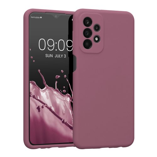 Etui Kwmobile do Samsunga Galaxy A23, silikonowe, fioletowe, 57829.167