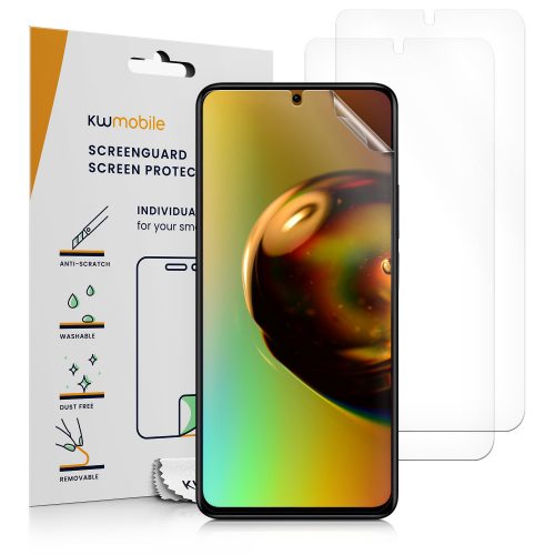 Zestaw 3 folii ochronnych Kwmobile do Xiaomi Redmi Note 11/Redmi Note 11s, Przód, Polimer, 57943.2