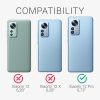 Etui Kwmobile do Xiaomi 12 Pro, silikonowe, przezroczyste/srebrne, 57945.02