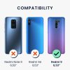 Etui Kwmobile do Xiaomi Redmi 9, silikonowe, przezroczyste/srebrne, 57083.04