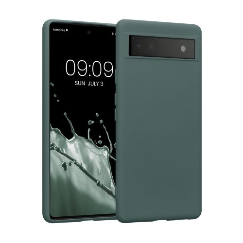 Etui Kwmobile do Google Pixel 6a, silikonowe, zielone, 58053.171