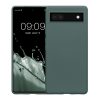 Etui Kwmobile do Google Pixel 6a, silikonowe, zielone, 58053.171