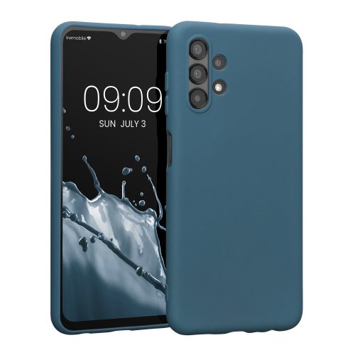 Etui Kwmobile do Samsunga Galaxy A13, silikonowe, zielone, 58049.57