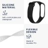 Zestaw 2 pasków do Xiaomi Mi Band 4, Kwmobile, czarno-biały, silikon, 49312.02