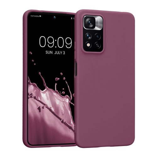 Etui Kwmobile do Xiaomi Redmi Note 11 Pro Plus 5G, silikon, fioletowy, 58095.187