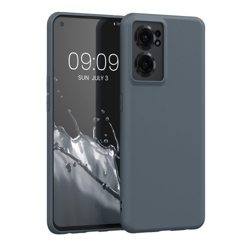 Etui Kwmobile do OnePlus Nord CE 2 5G, silikon, niebieski, 57639.202