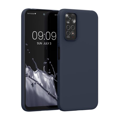 Etui Kwmobile do Xiaomi Redmi Note 11/Redmi Note 11s, silikon, niebieski, 57368.186