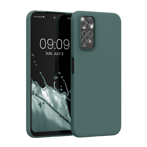 Etui Kwmobile do Xiaomi Redmi Note 11/Redmi Note 11s, silikon, zielony, 57368.171