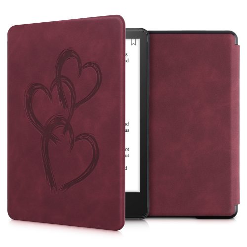 Etui do Amazon Kindle Paperwhite 11, Kwmobile, czerwone, ekoskóra, 56257.15