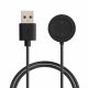 Kabel ładujący USB do zegarka Xiaomi Mi Color Sport/Watch S1 Active, Kwmobile, czarny, plastikowy, 58354.01