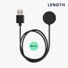 Kabel ładujący USB do zegarka Xiaomi Mi Color Sport/Watch S1 Active, Kwmobile, czarny, plastikowy, 58354.01