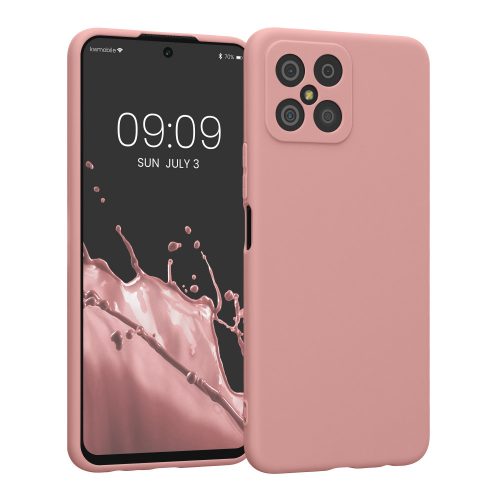 Etui Kwmobile do Honor X8, silikonowe, różowe, 58396.193