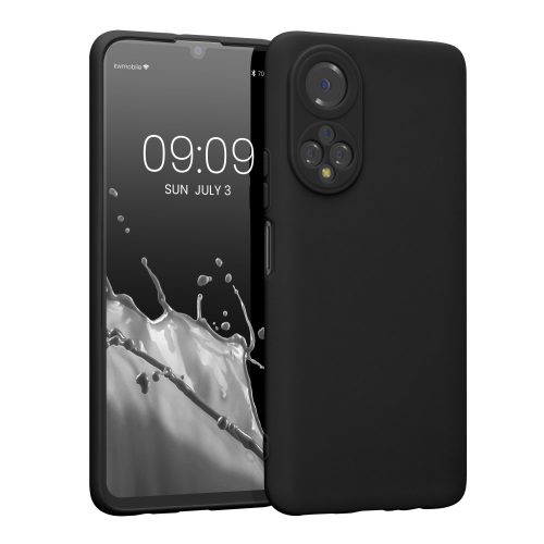 Etui Kwmobile do Honor X7, silikonowe, czarne, 58420.47