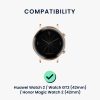 Pasek do zegarka Huawei Watch 2/Watch GT2 (42mm)/Honor Magic Watch 2 (42mm), Kwmobile, Brązowy/Czarny, Skóra Naturalna, 58464.05