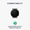 Pasek do zegarka Huawei GT 2 Pro/Watch GT 2 (46mm), Kwmobile, Czarny, Silikon, 58462.01