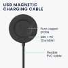 Kabel ładujący USB do zegarka Realme Watch S, Kwmobile, czarny, plastikowy, 58456.01