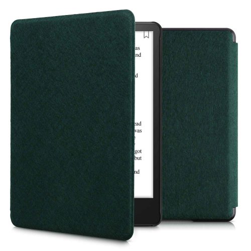 Etui do Amazon Kindle Paperwhite 11, Kwmobile, zielone, tekstylne, 56259.78