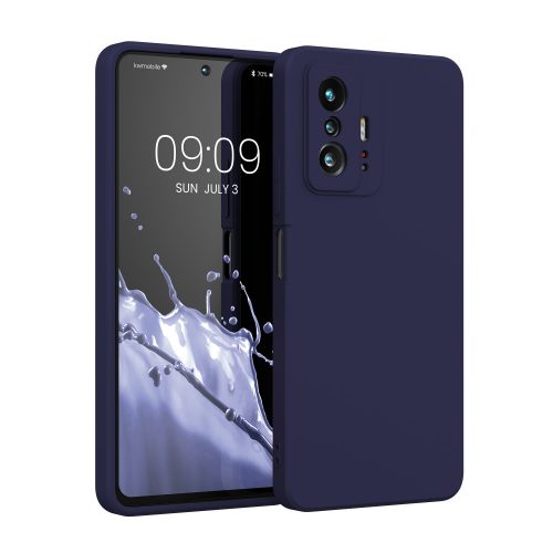 Etui Kwmobile do Xiaomi 11T/11T Pro, silikonowe, niebieskie, 56573.182