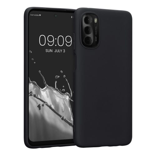 Etui Kwmobile do Motoroli Moto G (2022), silikon, czarny, 58530.47