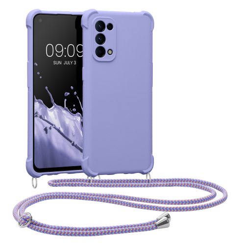 Etui Kwmobile do OPPO Find X3 Lite, silikon, niebieski, 58584.108