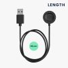 Kabel ładujący USB do Fossil Gen 6/Gen 5/Gen 4, Kwmobile, Czarny, Plastikowy, 58644.01