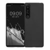 Etui Kwmobile do Sony Xperia 1 IV, silikonowe, czarne, 58661.01