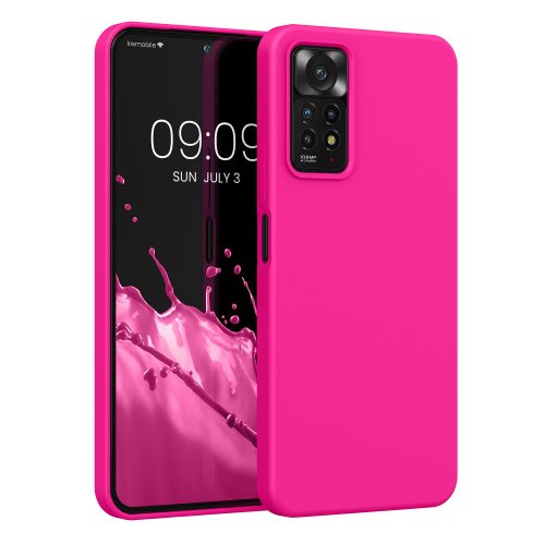 Etui Kwmobile do Xiaomi Redmi Note 11 Pro/Redmi Note 11 Pro 5G, silikon, różowy, 57373.77