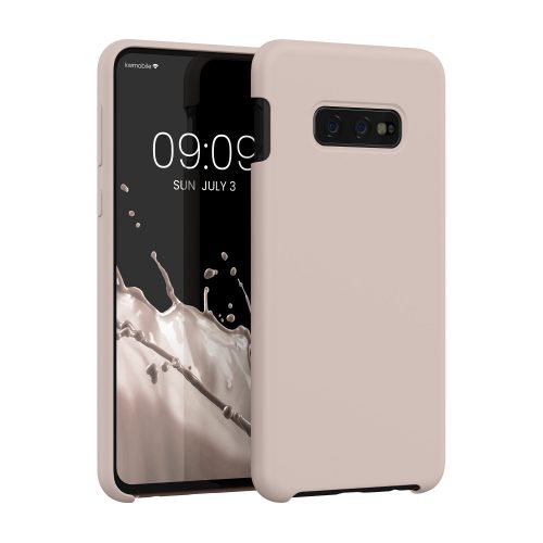 Etui Kwmobile do Samsunga Galaxy S10e, Silikon, Kremowy, 47944.225