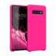 Etui Kwmobile do Samsunga Galaxy S10, silikonowe, różowe, 47732.77