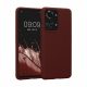 Etui Kwmobile do OnePlus Nord 2T, silikonowe, czerwone, 58764.190