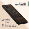 Etui Kwmobile do OnePlus Nord 2 5G, drewno, brązowy/czarny, 56448.09