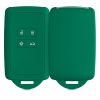 Etui na kluczyk samochodowy do Renault 4 przyciski - Smart Key, Kwmobile, zielone, silikonowe, 48035.142