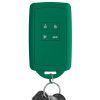 Etui na kluczyk samochodowy do Renault 4 przyciski - Smart Key, Kwmobile, zielone, silikonowe, 48035.142