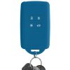 Etui na kluczyk samochodowy do Renault 4 przyciski - Smart Key, Kwmobile, Niebieski, Silikon, 48035.228