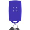 Etui na kluczyk samochodowy do Renault 4 przyciski - Smart Key, Kwmobile, Niebieski, Silikon, 48035.134