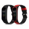 Zestaw 2 pasków do Xiaomi Mi Band 4, Kwmobile, czarny/czerwony, silikon, 58889.01