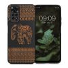 Etui Kwmobile do Xiaomi Redmi Note 11/Redmi Note 11s, drewno, brązowy/czarny, 57386.04