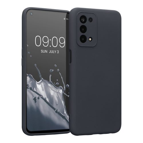 Etui Kwmobile do OPPO A74 5G/A54 5G, silikon, czarny, 57571.47