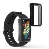 Zestaw 2 etui do Huawei Band 7/Band 6/Honor Band 6, Kwmobile, Czarny/Przezroczysty, Silikon, 58915.01