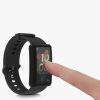 Zestaw 2 etui do Huawei Band 7/Band 6/Honor Band 6, Kwmobile, Czarny/Przezroczysty, Silikon, 58915.01