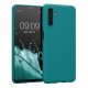 Etui Kwmobile do Samsunga Galaxy A13 5G, silikonowe, zielone, 58919.57