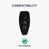 Etui na kluczyk samochodowy Ford 3 przyciski - Keyless Go, Kwmobile, zielone, silikonowe, 53133.14